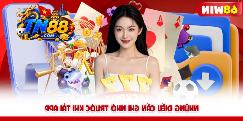 Những điều cần ghi nhớ trước khi tải app TN88